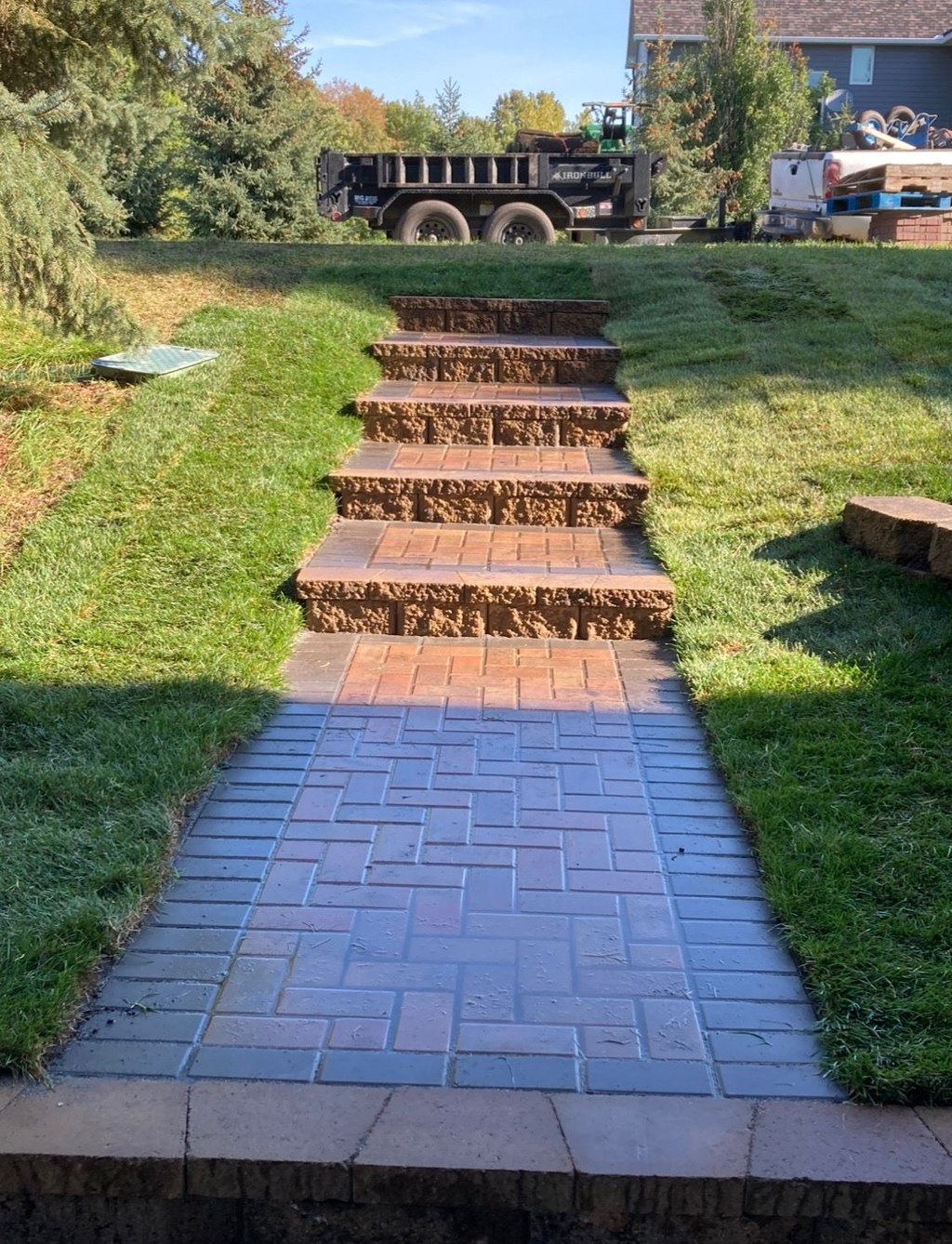 Paver Steps Pathway
